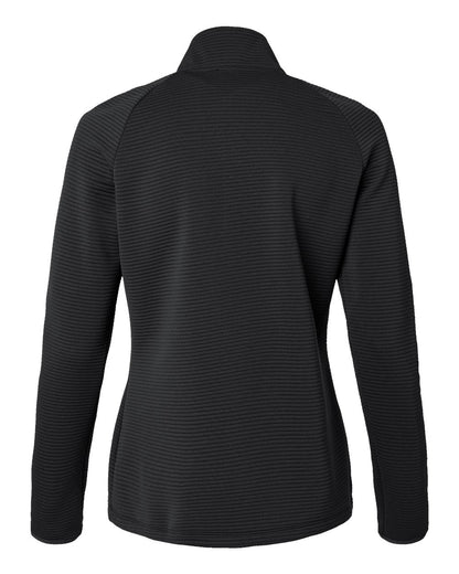 Adidas Women's Spacer Quarter-Zip Pullover A589 #color_Black