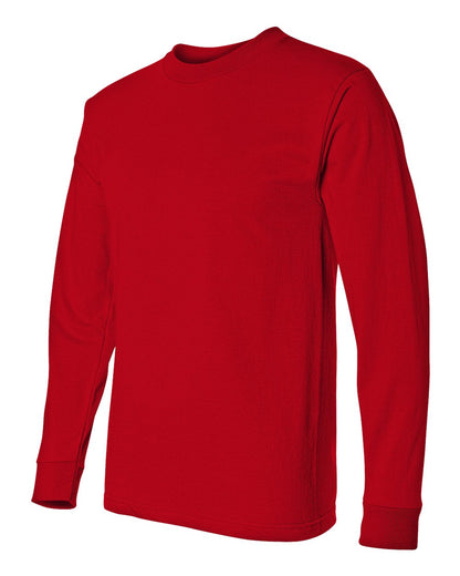 Bayside Union-Made Long Sleeve T-Shirt 2955 #color_Red