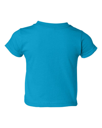Rabbit Skins Toddler Cotton Jersey Tee 3301T #color_Turquoise