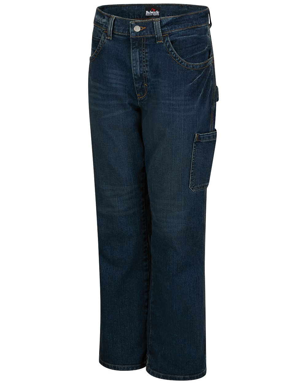 Bulwark Stretch Denim Dungaree Jeans - Extended Sizes PSJ6EXT