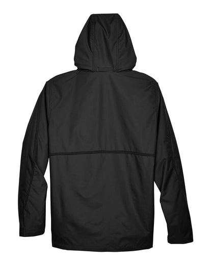 Team 365 Unisex Conquest Jacket with Mesh Lining TT70 #color_Black