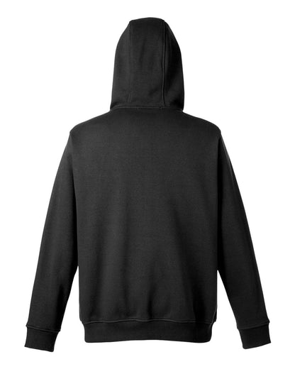 Harriton Unisex Tall ClimaBloc™ Lined Heavyweight Hooded Sweatshirt M711T #color_Black