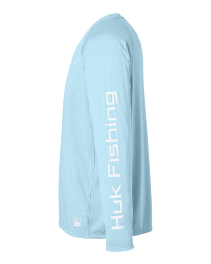 HUK Men's LoPro Pursuit Long Sleeve T-Shirt H12L009 #color_Plein Air