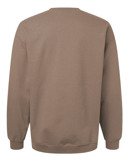 Gildan Unisex Softstyle® Midweight Crewneck Sweatshirt SF000 #color_Brown Savana