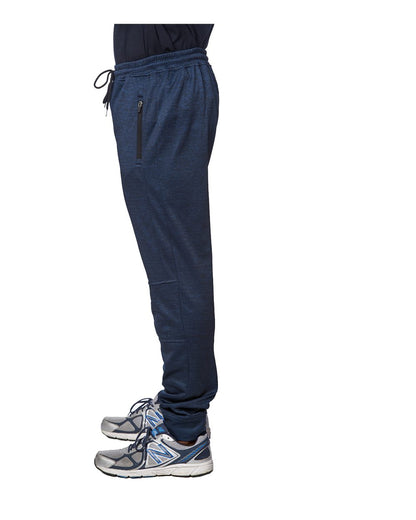 Burnside Men's Performance Fleece Joggers 8801 #color_Heather Navy