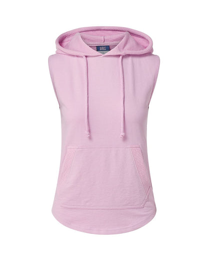 MV Sport Women's Kinsley Sleeveless Hooded Sweatshirt W24131 MV Sport Women's Kinsley Sleeveless Hooded Sweatshirt W24131