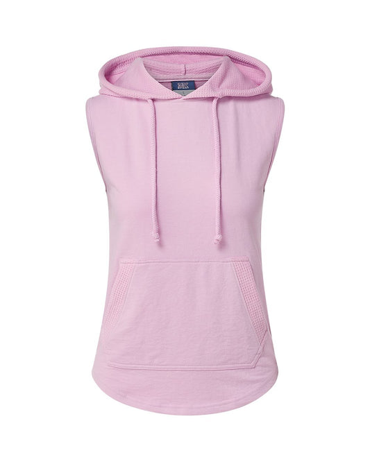 MV Sport Women's Kinsley Sleeveless Hooded Sweatshirt W24131
