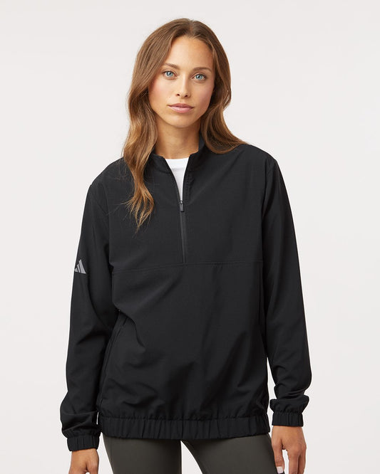 Adidas Women's Stretch Woven Half-Zip Pullover A706