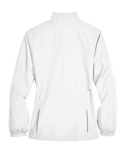 CORE365 Women's Techno Lite Motivate Unlined Lightweight Jacket 78183 #color_White