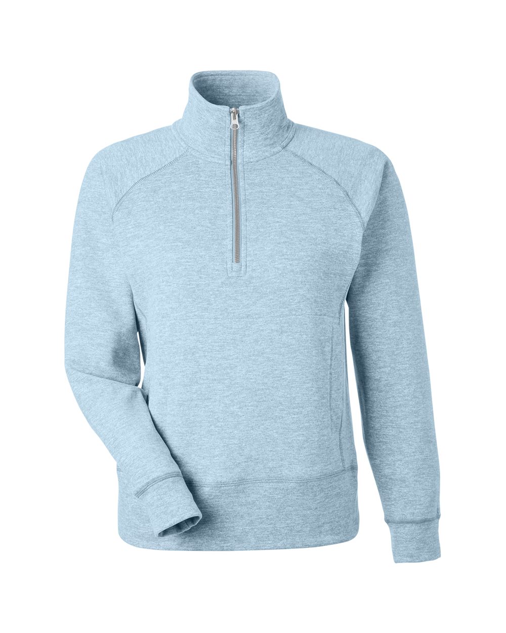 J. America Women's Electric Fleece Quarter-Zip Sweatshirt 8743