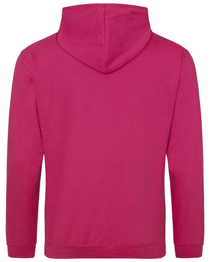 AWDis Unisex College Hooded Sweatshirt JHA001 #color_Hot Pink