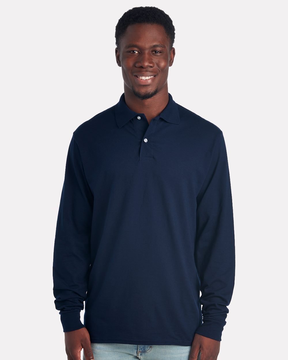 JERZEES Men's Dri-Power® Long Sleeve Polo 437LR