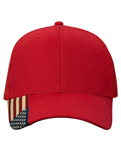 Kati USA Flag Mesh Cap AM350M Kati USA Flag Mesh Cap AM350M