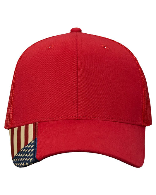 Kati USA Flag Mesh Cap AM350M