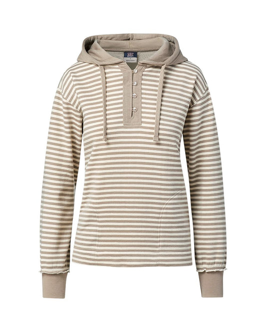 MV Sport Women's Alina Henley Hooded Sweatshirt W24128