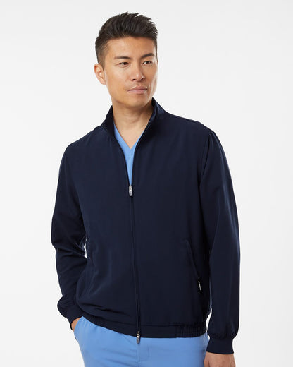 Jaanuu Men's Wolfe Everyday Full-Zip 6-Pocket Scrub Jacket M60001 Jaanuu Men's Wolfe Everyday Full-Zip 6-Pocket Scrub Jacket M60001