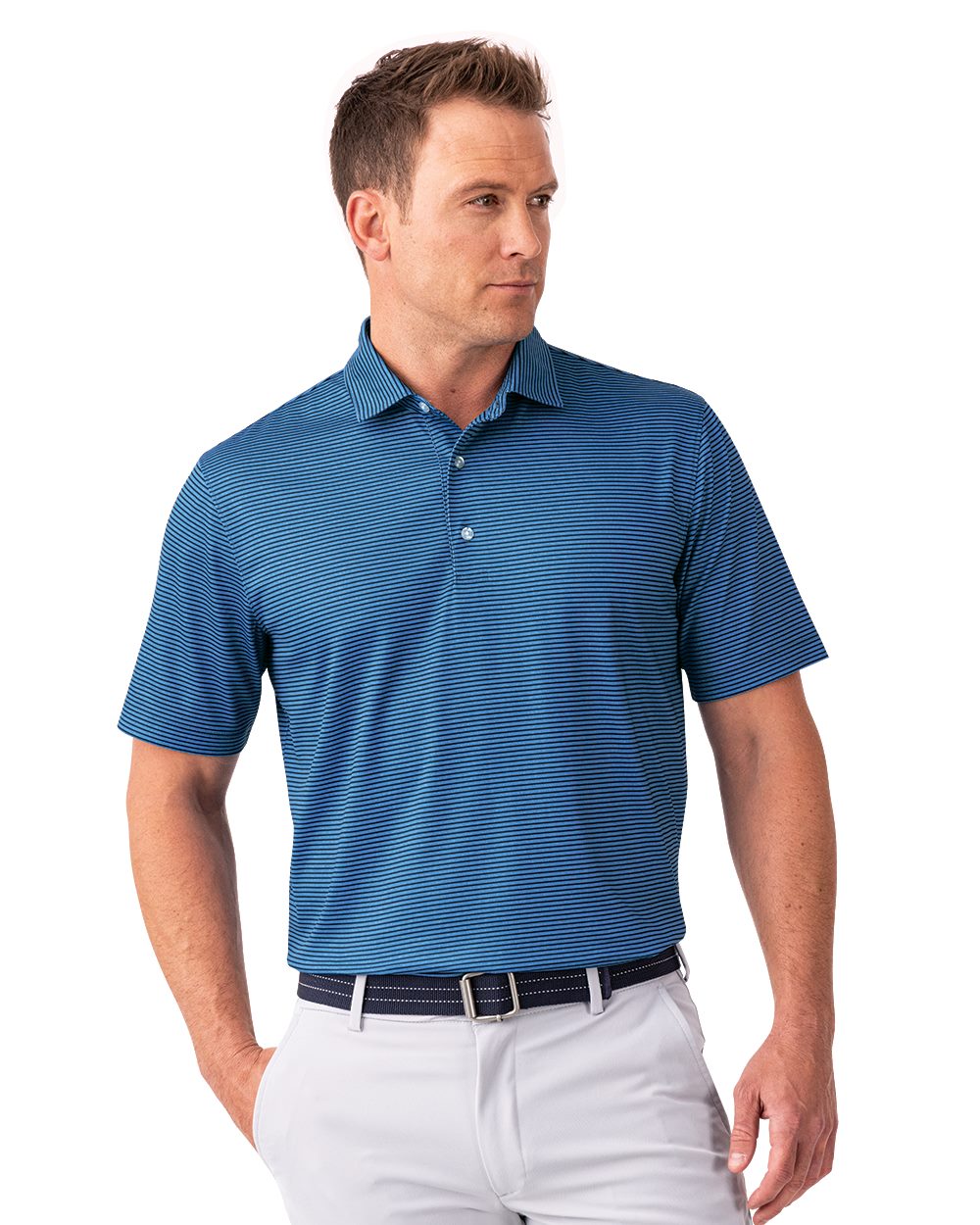 Paragon Men's Aiken Striped Polo 155
