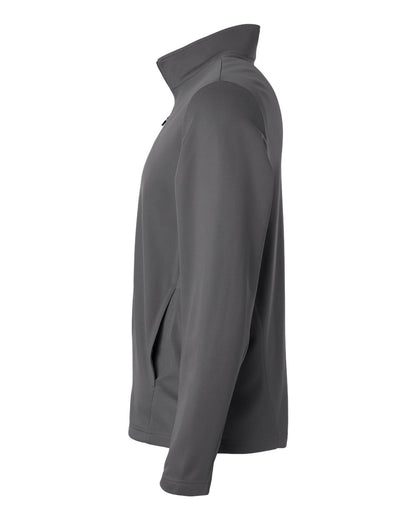 Team 365 Unisex Squad Cadet Quarter-Zip Tech Fleece Pullover TT401 #color_Sport Graphite