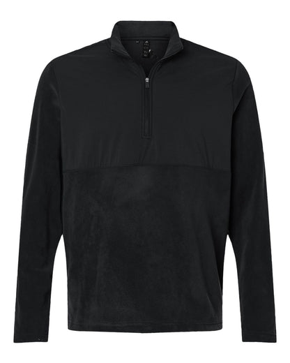 Adidas Men's Ultimate365 Cozy Quarter-Zip Pullover A2020 #color_Black