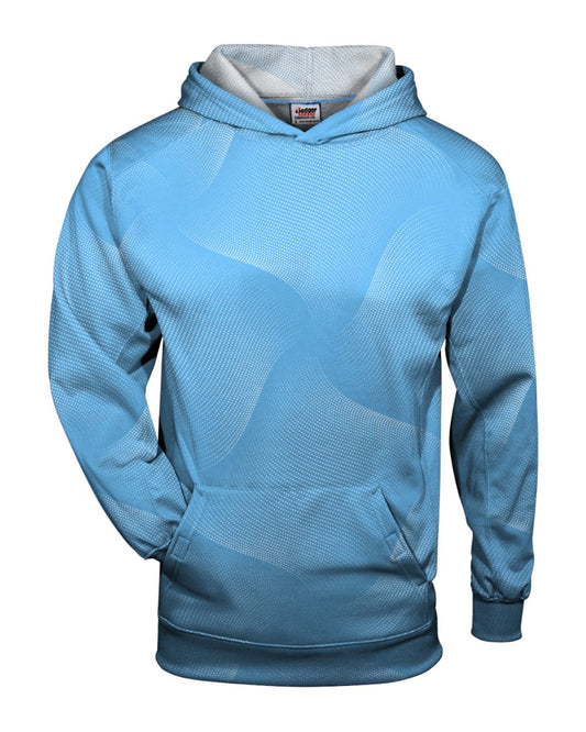 Badger Youth Warp Hooded Long Sleeve T-Shirt 2413