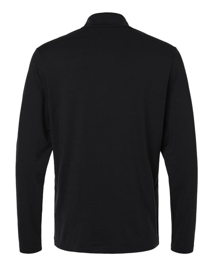 Adidas Men's Textured Stripe Quarter-Zip Pullover A708 #color_Black