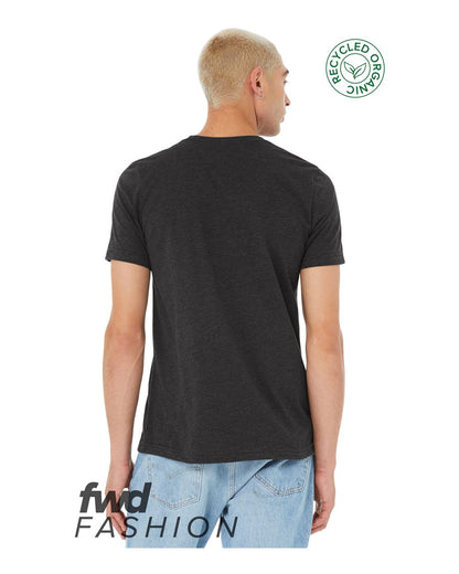 BELLA + CANVAS FWD Fashion Jersey Recycled Organic Tee 3001RCY #colormdl_Dark Grey Heather