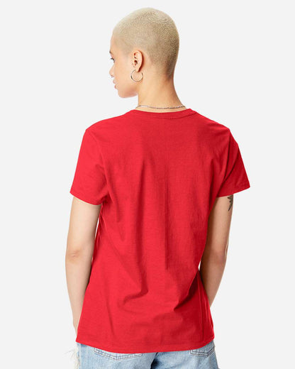 Hanes Women's Perfect-T T-Shirt SL04 #colormdl_Athletic Red