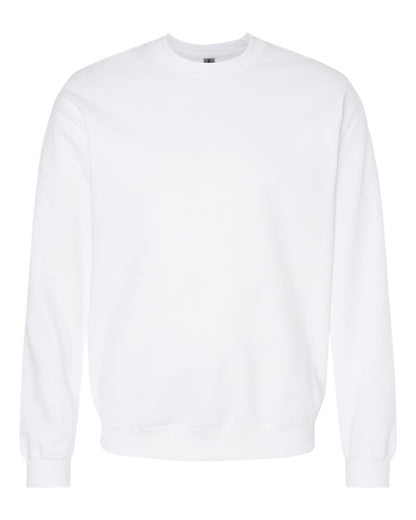 Gildan Unisex Softstyle® Midweight Crewneck Sweatshirt SF000 #color_White