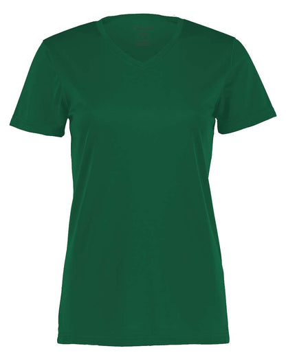 Holloway Women's Momentum V-Neck T-Shirt 222820 #color_Dark Green