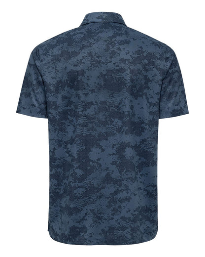 Paragon Men's Monterey Printed Polo 171 #color_Navy
