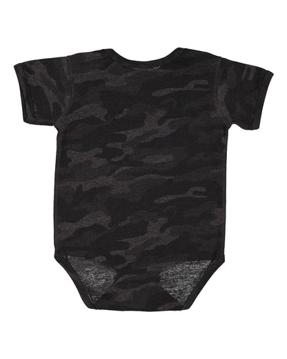 Rabbit Skins Infant Fine Jersey Bodysuit 4424 #color_Storm Camo