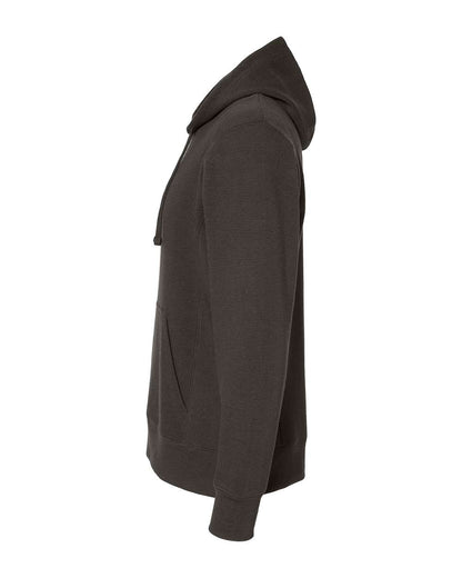 J. America Men's Ripple Fleece Hooded Sweatshirt 8706 #color_Black