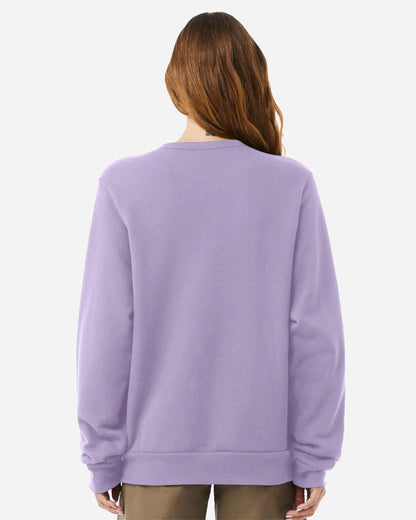 BELLA + CANVAS Sponge Fleece Classic Crewneck Sweatshirt 3911 #colormdl_Dark Lavender