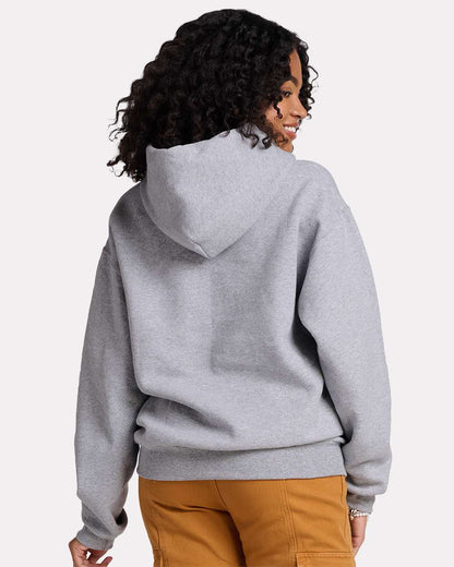 JERZEES Unisex Rugged Hooded Sweatshirt H12MR #colormdl_Athletic Heather