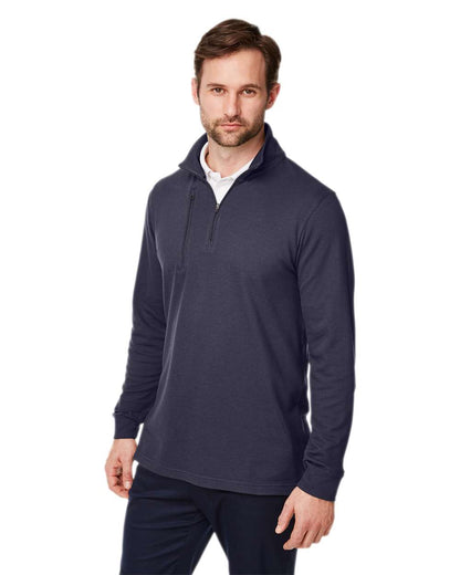 Devon & Jones Men's New Classics® Performance Quarter-Zip Pullover DG400 #colormdl_Navy