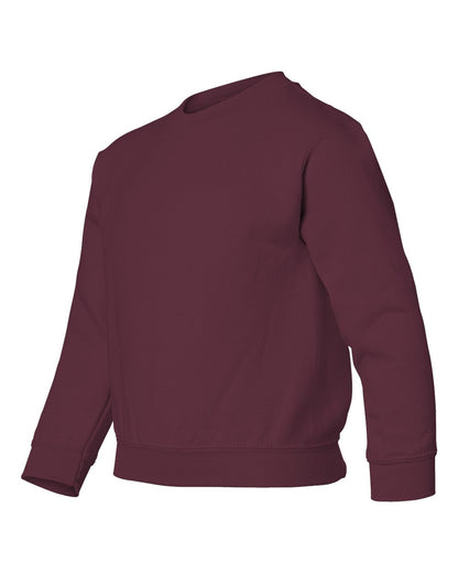 Gildan Youth Heavy Blend™ Crewneck Sweatshirt 18000B #color_Maroon