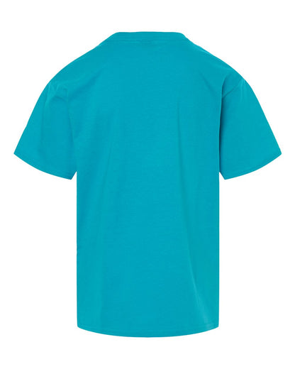 Gildan Youth Light Cotton T-Shirt 3000B #color_Tropical Blue