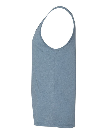 BELLA + CANVAS Heather CVC Tank 3480CVC #color_Heather Slate