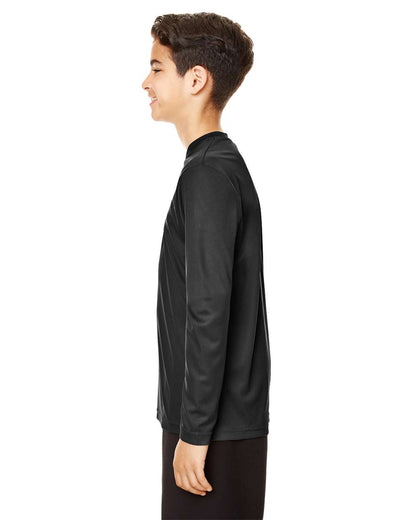 Team 365 Youth Zone Performance Long Sleeve T-Shirt TT11YL #colormdl_Black
