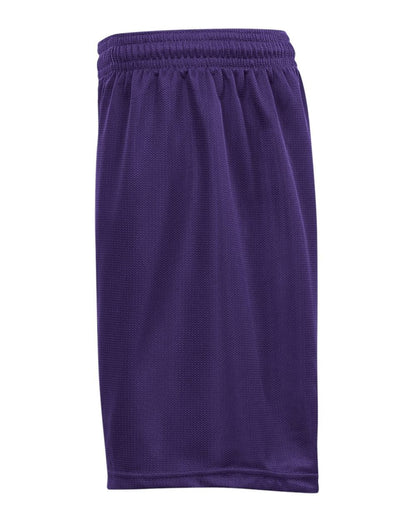 Badger Men's Mini Mesh 9'' Inseam Shorts 7239 #color_Purple