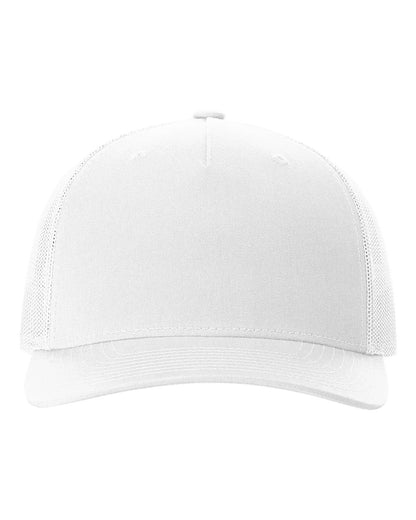 Richardson Five-Panel Trucker Cap 112FP #color_White