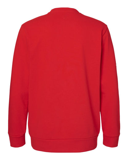 Adidas Unisex Fleece Crewneck Sweatshirt A434 #color_Red