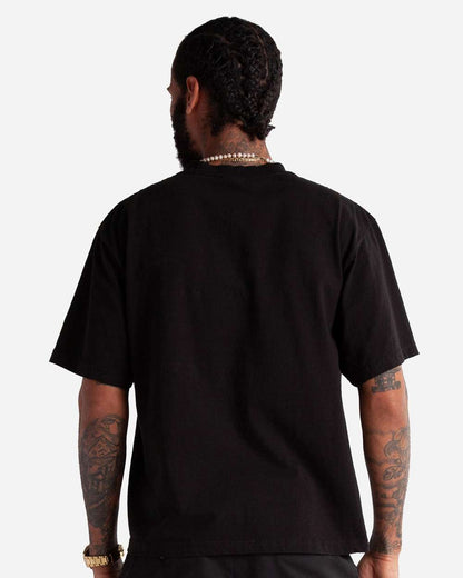 Shaka Wear Men's Cropped Max Heavyweight T-Shirt MCS #colormdl_Black