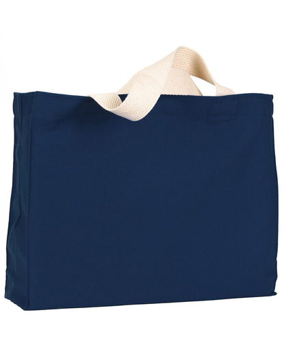 Bayside USA Made Cotton Canvas Medium Gusset Tote Bag BA750 Bayside USA Made Cotton Canvas Medium Gusset Tote Bag BA750