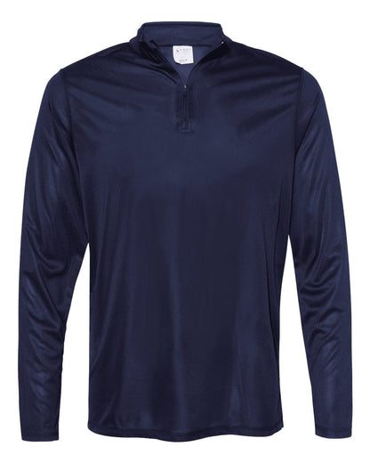 Augusta Sportswear Attain Color Secure® Performance Quarter-Zip Pullover 2785 #color_Navy