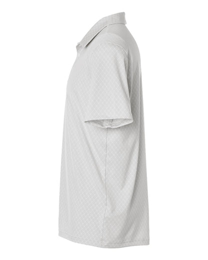 Adidas Men's 4-Way Stretch Printed Polo A716 #color_White