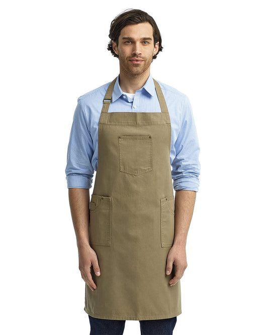 Artisan Collection by Reprime Chino Bib Apron RP132