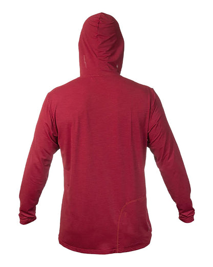 ANETIK Low Pro Tech Hooded Long Sleeve T-Shirt MVLPRH8 #color_Pyro Heathered