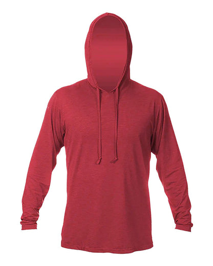 ANETIK Low Pro Tech Hooded Long Sleeve T-Shirt MVLPRH8 #color_Pyro Heathered