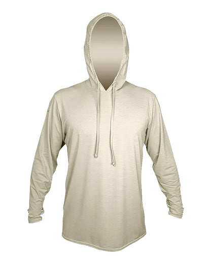 ANETIK Low Pro Tech Hooded Long Sleeve T-Shirt MVLPRH8 #color_Stone Heathered